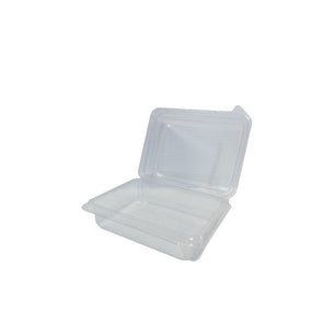 Clear box with joint lid and lock